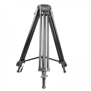 KINGJOY VT-2500 Professional 3-секционен Mg-Al Alloy Video Photo Tripin Kit за видеокамера